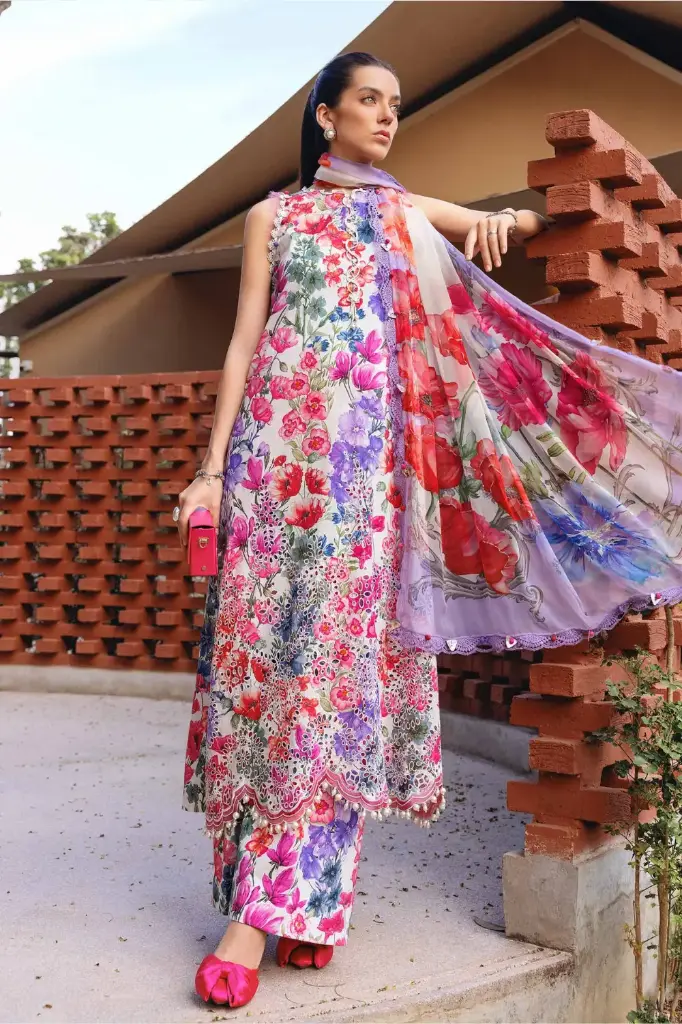 Gems Chiffon Suit