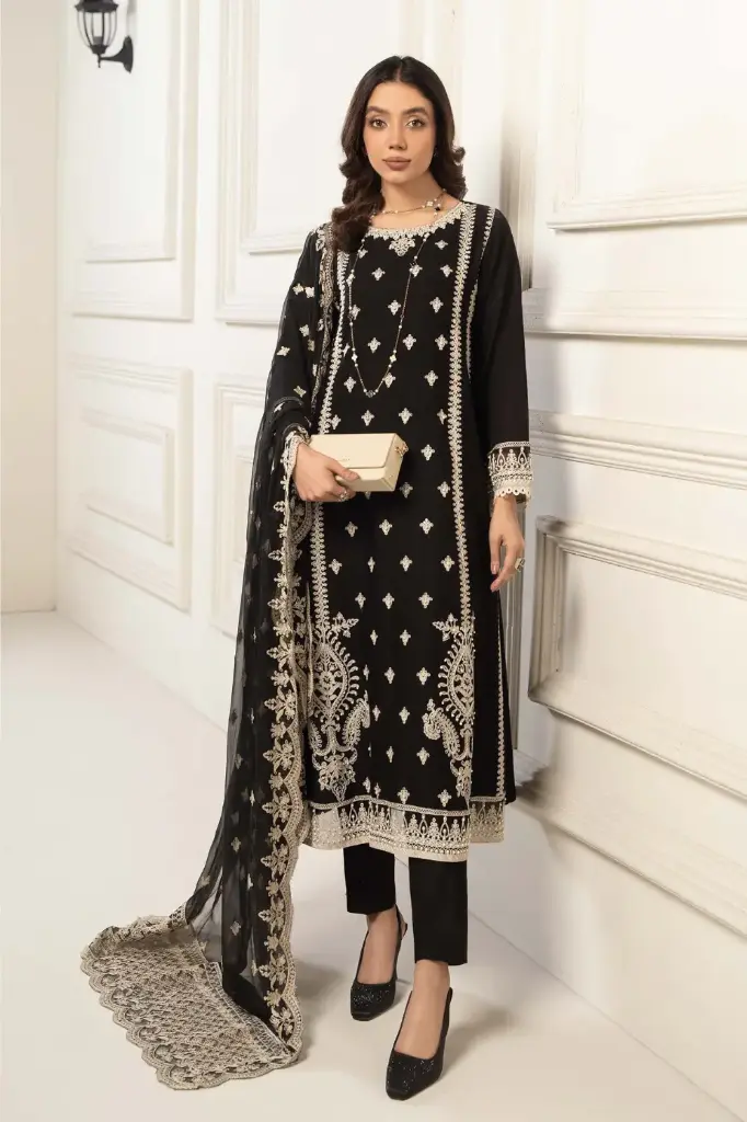Self Jacquard Suit