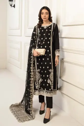 Self Jacquard Suit
